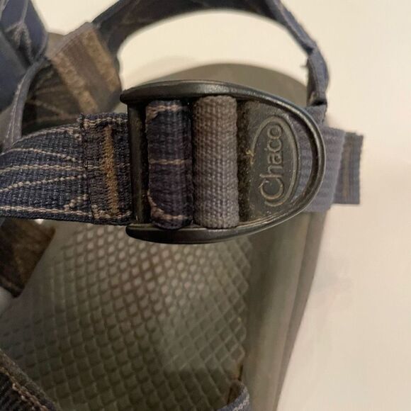 Chaco Mens Sandals Size 11 Water Shoe Adjustable Blue - Picture 4 of 8